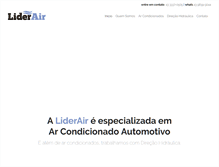 Tablet Screenshot of liderair.com